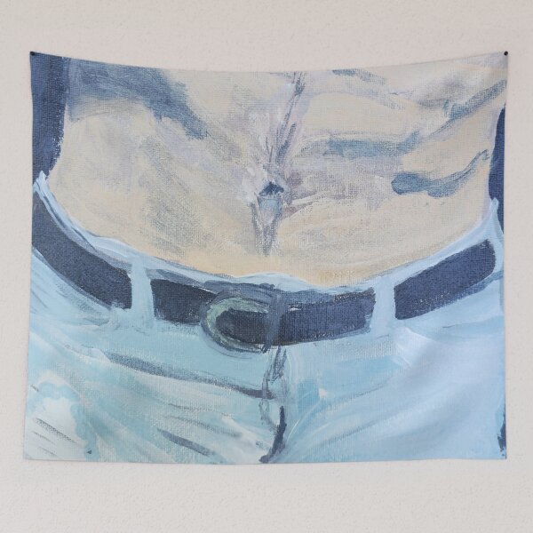 Item preview, Bret Michaels POISON Rock Band Hips Torso Stomach Art Painting designed and sold by BlackGloveDsign.
