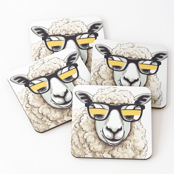 Item preview, Sheep in Glasses 4 designed and sold by Tom-Johnson.