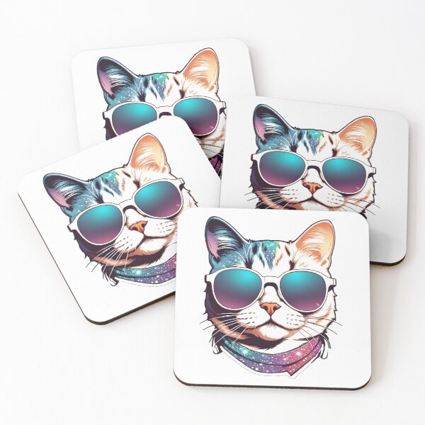 Item preview, Cool cat with sunglasses designed and sold by ArtKae.