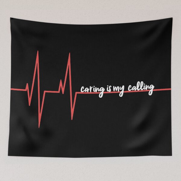 Item preview, Caring is My Calling Nursing Life designed and sold by Quirky Shirts.