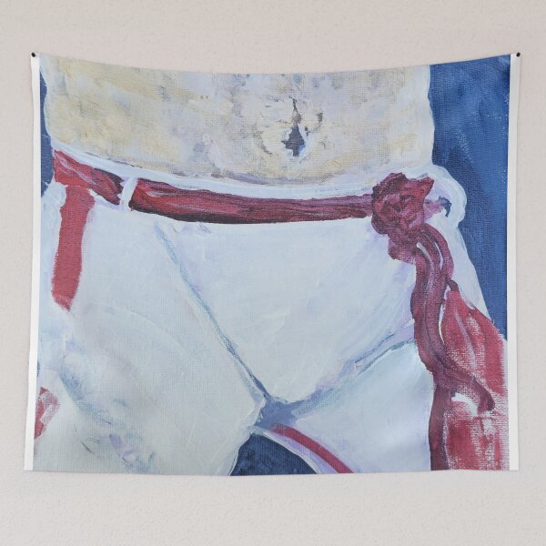 Item preview, Freddy Mercury QUEEN Hips Torso Art Painting  designed and sold by BlackGloveDsign.