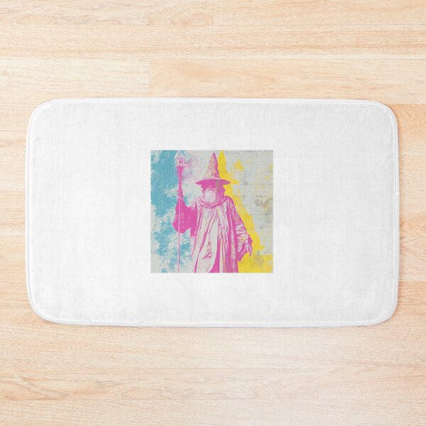 Item preview, a vibrant, pop art-style illustration of a wizard designed and sold by Love-Light-Bite.
