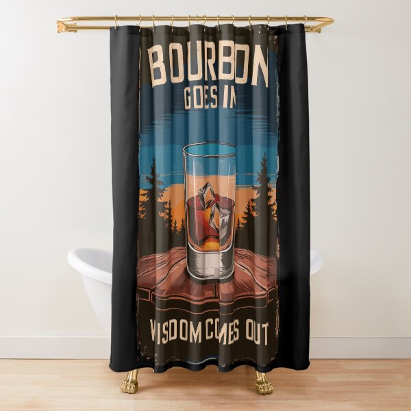 Item preview, Bourbon Goes In, Wisdom Comes Out designed and sold by Quirky Shirts.