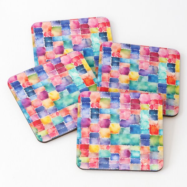 Item preview, Modern Watercolor Patchwork Abstract Pattern 2 designed and sold by Tom-Johnson.