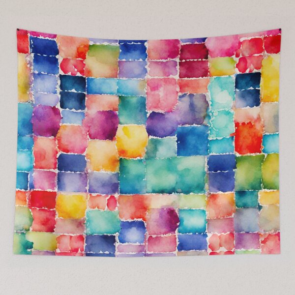 Item preview, Modern Watercolor Patchwork Abstract Pattern 2 designed and sold by Tom-Johnson.