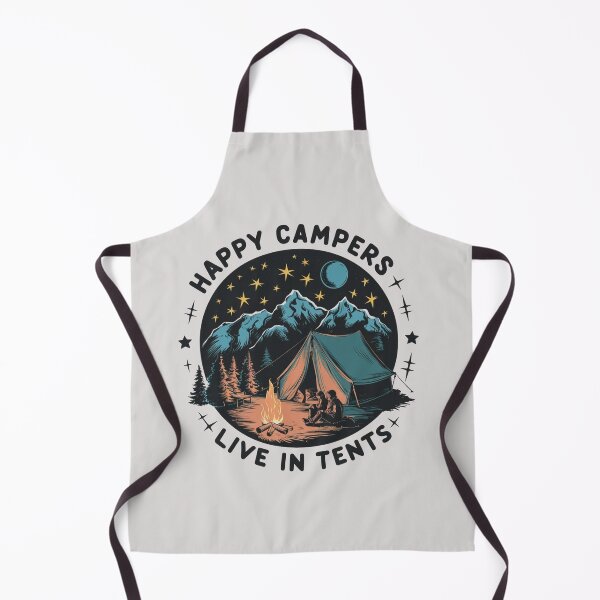 Item preview, Happy Campers live in Tents | Camping | Adventure designed and sold by Sterling-s.