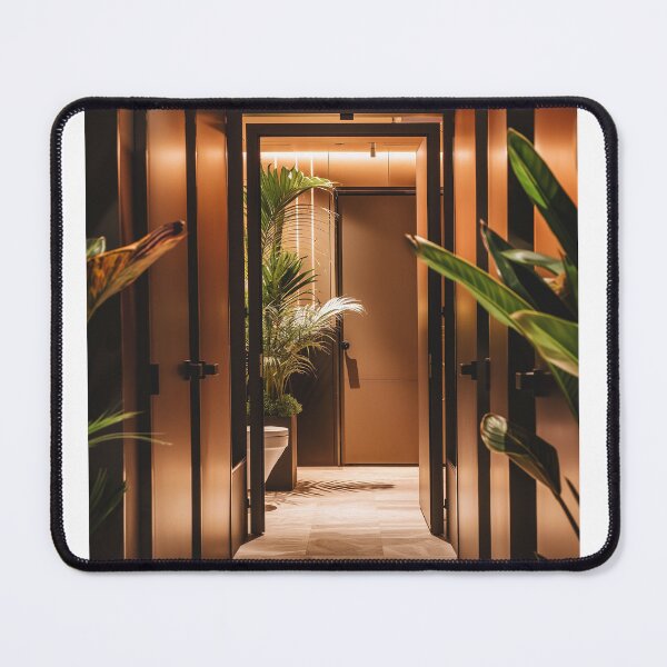 Item preview, beautifully designed modern restroom corridor designed and sold by Love-Light-Bite.