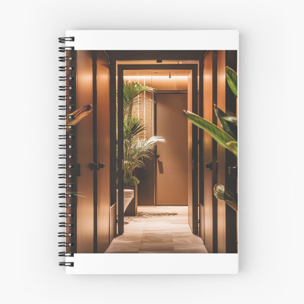 Item preview,  beautifully designed modern restroom corridor designed and sold by Love-Light-Bite.