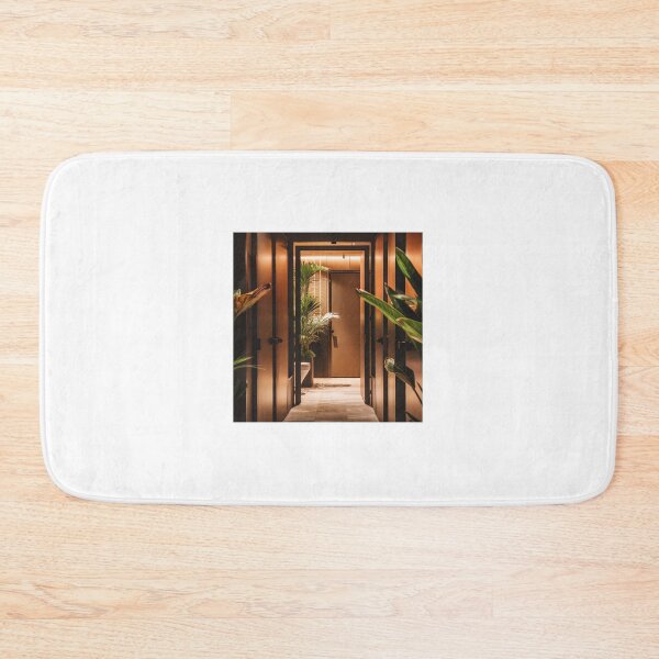 Item preview,  beautifully designed modern restroom corridor designed and sold by Love-Light-Bite.