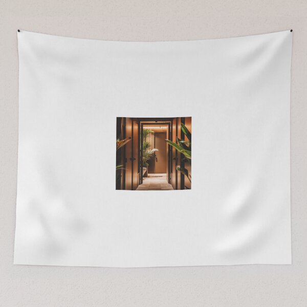 Item preview,  beautifully designed modern restroom corridor designed and sold by Love-Light-Bite.