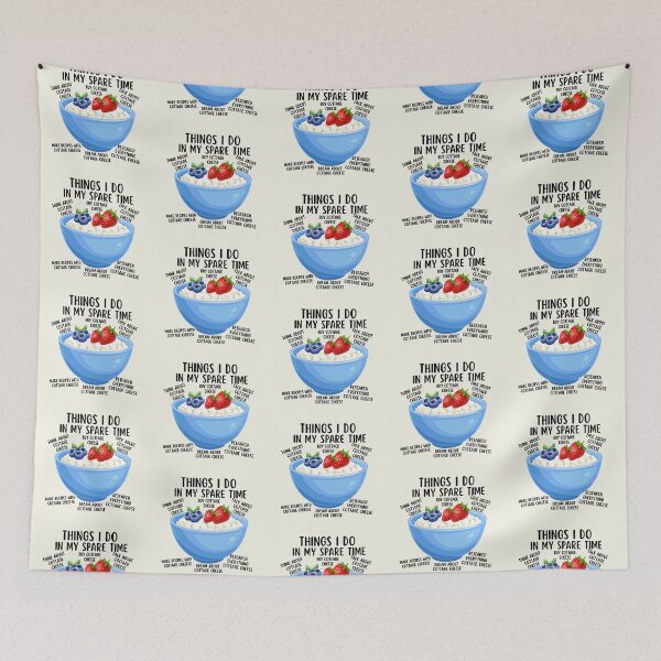 Item preview, Things I Do In My Spare Time Cottage Cheese designed and sold by SunfullyYours.
