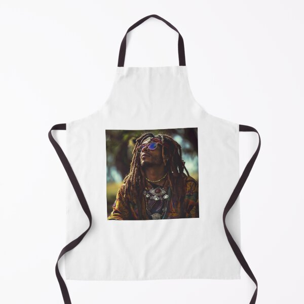 Item preview, person with long dreadlocks and wearing colorful sunglasses designed and sold by Love-Light-Bite.