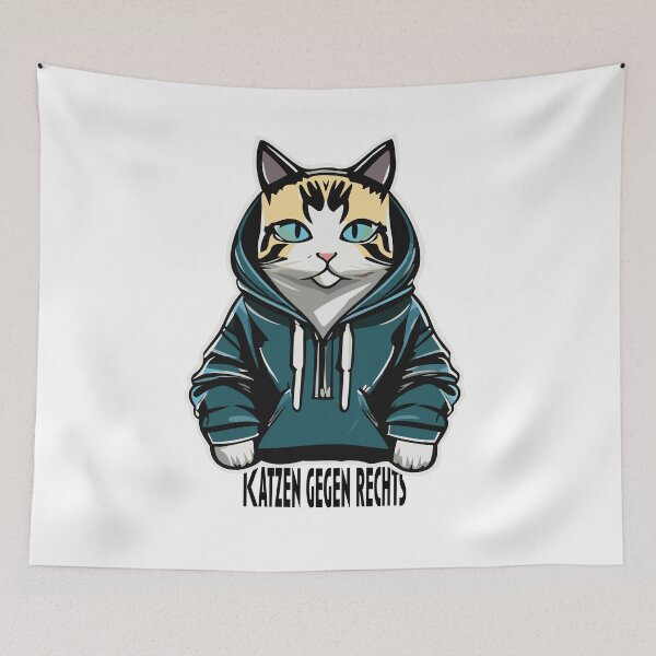Item preview, Cats against the right! designed and sold by Knautschibert.