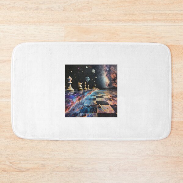 Item preview, a chessboard that extends into the starry night sky designed and sold by Love-Light-Bite.