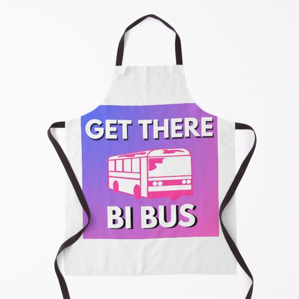 Item preview, Get there Bi Bus - Pride Transit Collection designed and sold by Silly Goose Emporium.