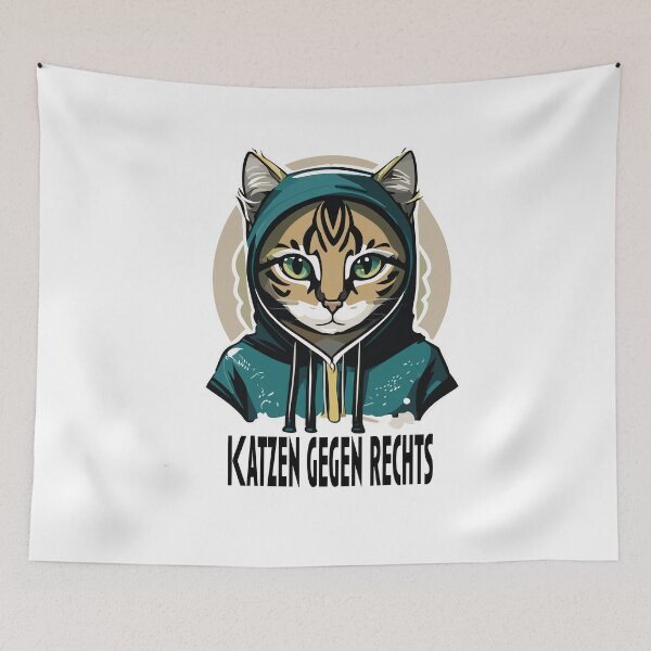 Item preview, Cats against the right! designed and sold by Knautschibert.