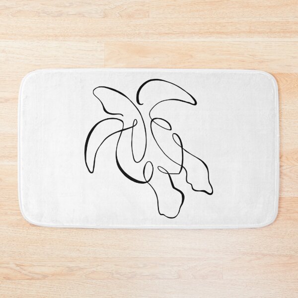 Item preview, One Line Drawing of a Sea Turtle - Black designed and sold by emilyRose3.