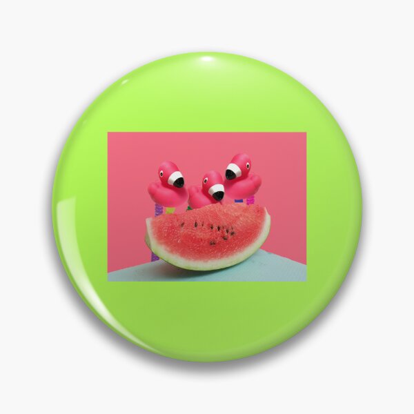 Item preview, Flamingos Eating Watermelon designed and sold by Jon Mardin.