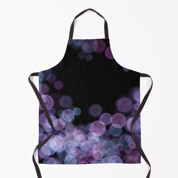 Item preview, Purple Shimmering bokeh light glows on black background designed and sold by navitalidesign.