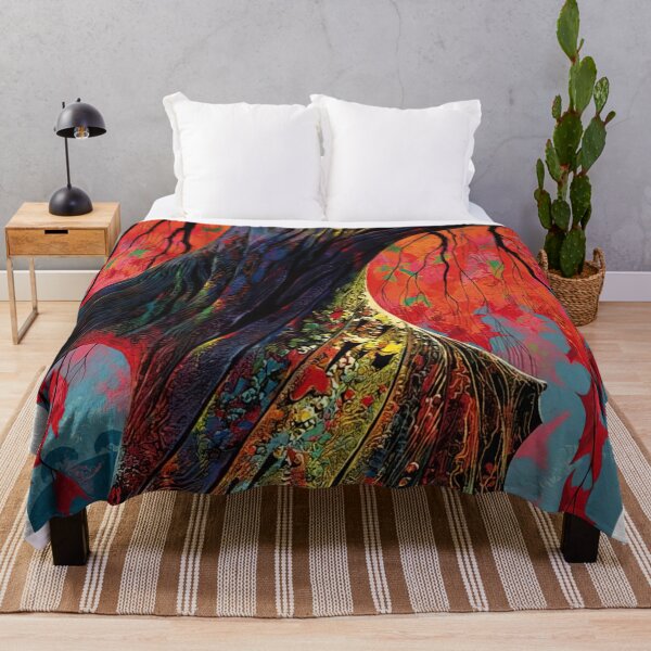 Item preview, Eyvind Earle - Fire red and gold designed and sold by qlAinwoRTy.