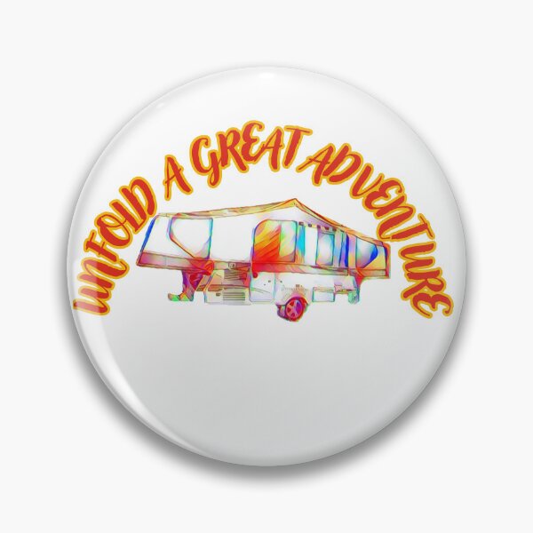 Item preview, Unfold a Great Adventure Folding Caravan designed and sold by BeccaAelishe.