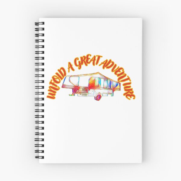 Item preview, Unfold a Great Adventure Folding Caravan designed and sold by BeccaAelishe.