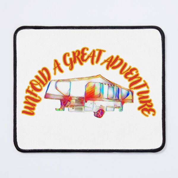 Item preview, Unfold a Great Adventure Folding Caravan designed and sold by BeccaAelishe.
