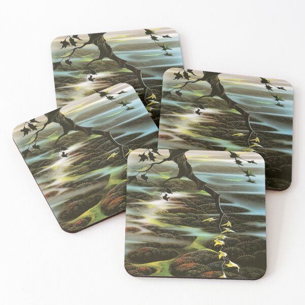 Item preview, Eyvind Earle - Fog Laced Hills designed and sold by qlAinwoRTy.