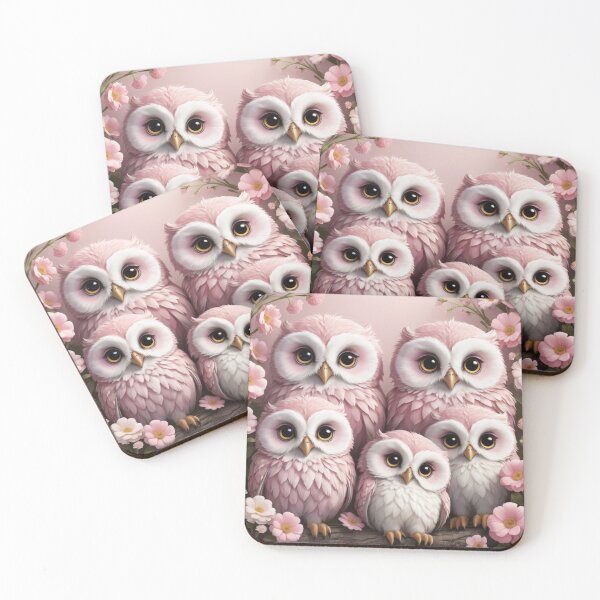 Item preview, Charming Pink Owl Family  designed and sold by T-shirtMill.