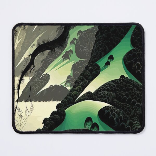 Item preview, Eyvind Earle - Green Big Sur designed and sold by qlAinwoRTy.