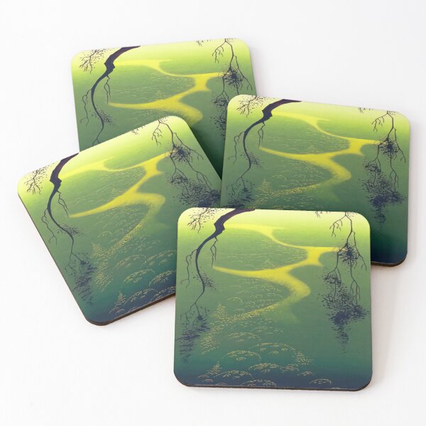 Item preview, Eyvind Earle - Green Mist designed and sold by qlAinwoRTy.