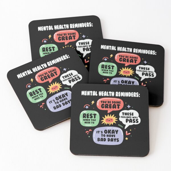 Item preview, Mental Health Reminders, ABA Therapist, Speech Therapy, BCBA, Women Inspirational, RBT, AAC designed and sold by behindthefacts.