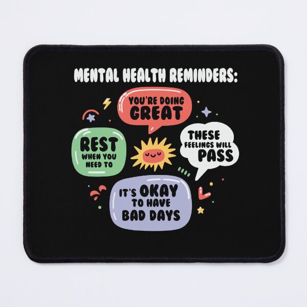 Item preview, Mental Health Reminders, ABA Therapist, Speech Therapy, BCBA, Women Inspirational, RBT, AAC designed and sold by behindthefacts.