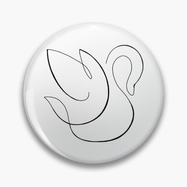 Item preview, One Line Drawing Swan - Black designed and sold by emilyRose3.