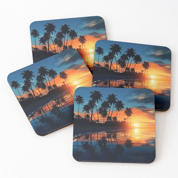 Item preview, Tropical Sunset Bliss | Coastal Serenity designed and sold by FairX.