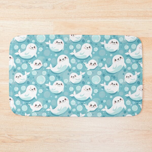 Item preview, Seal Blue Stars Pattern designed and sold by palaco210.