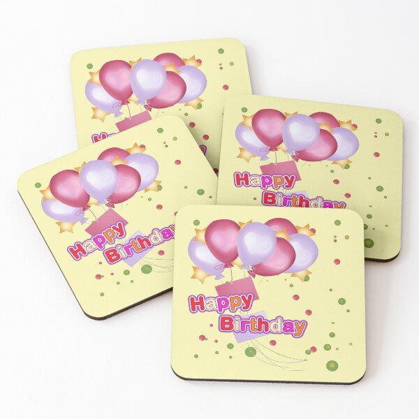 Item preview, happy birthday balloons designed and sold by GEWINN.
