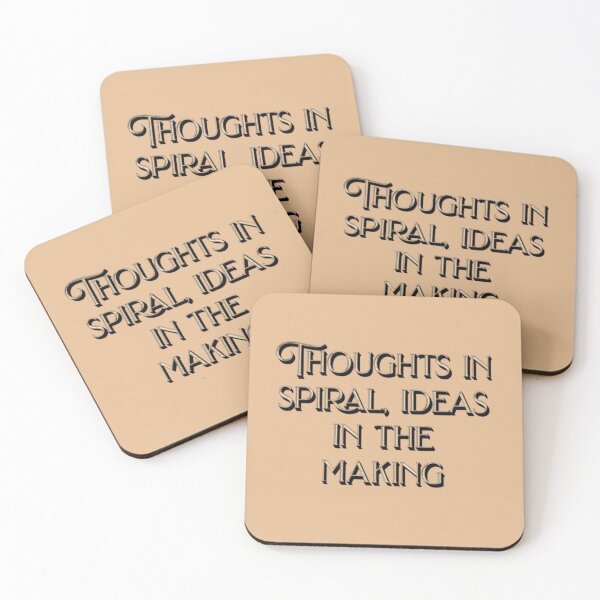 Item preview, phrase for entrepreneurs: spiral thoughts, ideas in process designed and sold by karina360.