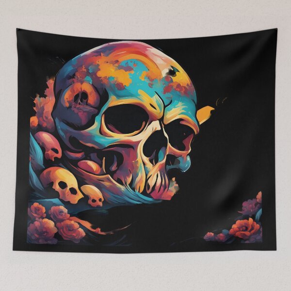 Item preview, Skull rainbow  designed and sold by Alwayseddie.