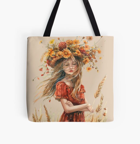 Harvest Queen All Over Print Tote Bag