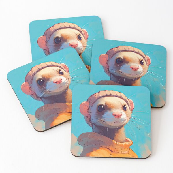 Item preview, Winter ferret designed and sold by obstinator.