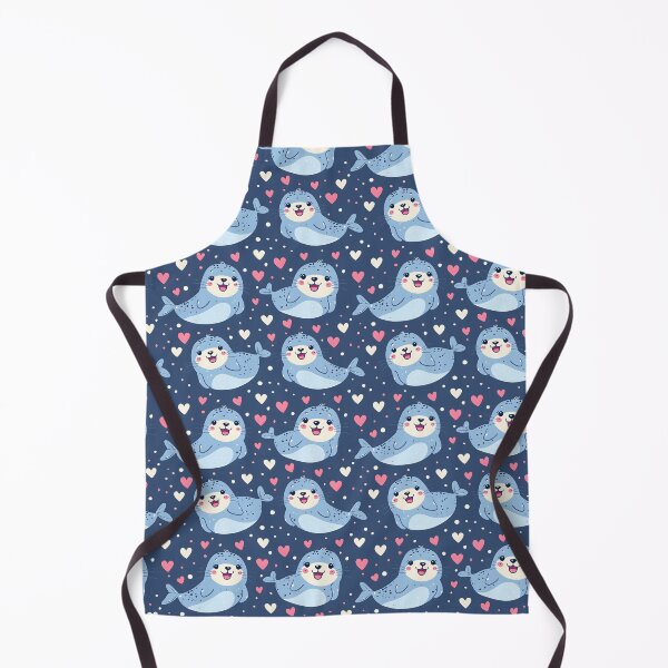 Item preview,  Seal Blue hHeart Pattern designed and sold by palaco210.