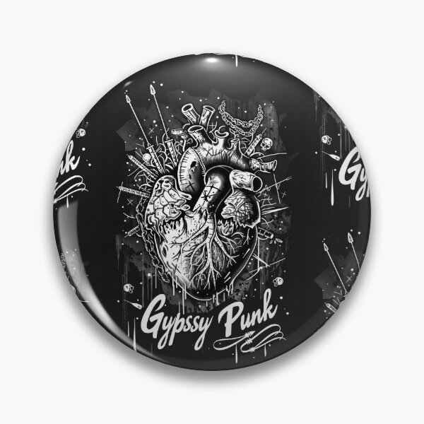Item preview, Gothic Heart “Gypsy Punk” with Retrofuturistic Font designed and sold by Piotrek0001.