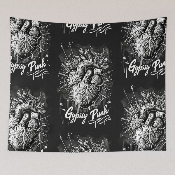 Item preview, Gothic Heart “Gypsy Punk” with Retrofuturistic Font designed and sold by Piotrek0001.