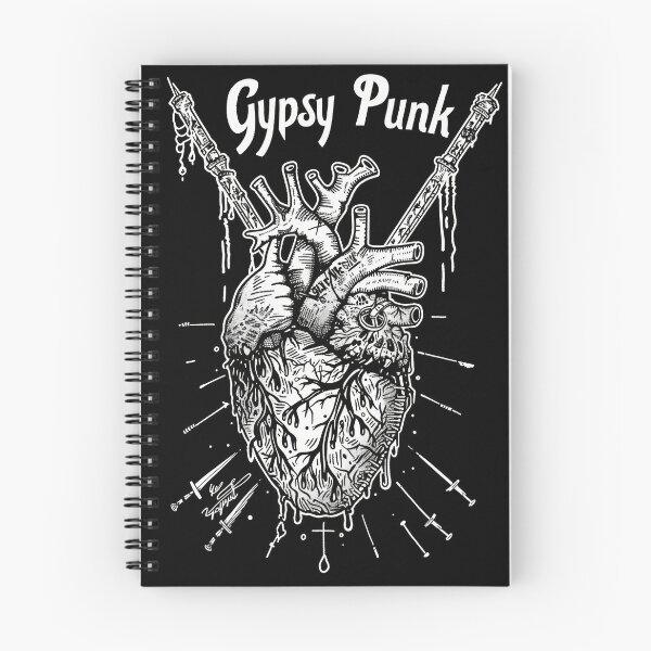 Item preview, Gothic Heart “Gypsy Punk” with Retrofuturistic Font designed and sold by Piotrek0001.