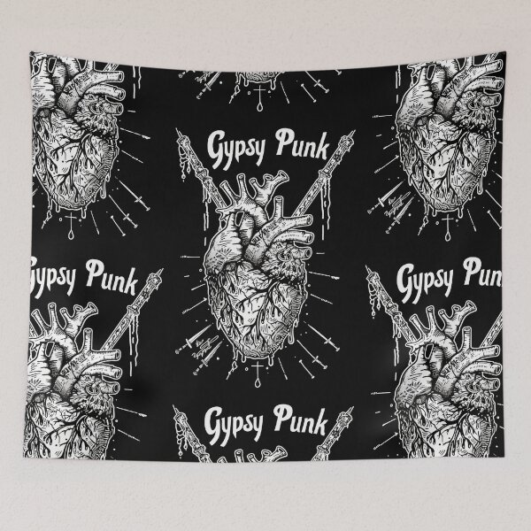 Item preview, Gothic Heart “Gypsy Punk” with Retrofuturistic Font designed and sold by Piotrek0001.