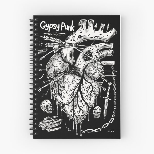 Item preview, Gothic Heart “Gypsy Punk” with Retrofuturistic Font designed and sold by Piotrek0001.