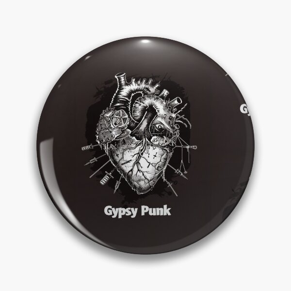 Item preview, Gothic Heart “Gypsy Punk” with Retrofuturistic Font designed and sold by Piotrek0001.