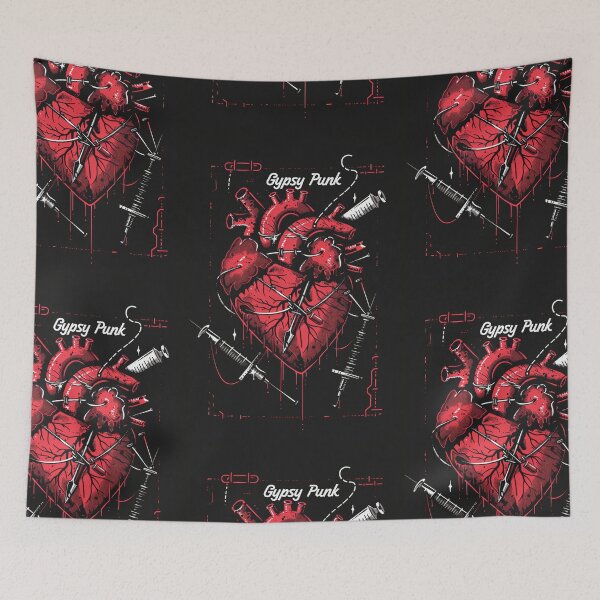 Item preview, Gothic Heart “Gypsy Punk” with Retrofuturistic Font designed and sold by Piotrek0001.