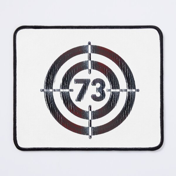 Item preview, The Number 73 on a Crosshair Design designed and sold by TirConnaill.